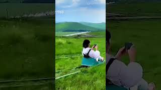 Asyik Seluncuran di Hulunbuir Grassland Mongolia