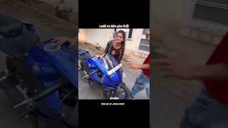 ladki ne Bike gira Di 🥹#yamaha #ktm  #motovlog #omg #viral #balloon #r15 #shorts #video