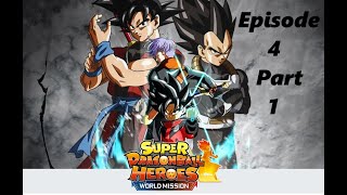 🎬 Super Dragon Ball Heroes 🐉 Episode 4   Part 1/3 ⚔️  English Sub