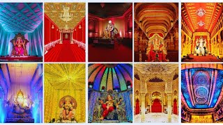 Ganesh Chaturthi Pandal Decoration Ideas | Ganesh Chaturthi Indoor Pandal Design