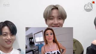 BTS reaction to BY Pamela ( mansão de ferias : verdade ou desafio)