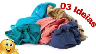 ✨03 Ideias de ROUPAS fáceis para INICIANTES na costura na máquina DOMÉSTICA ✂️