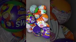 Yummy kinder Joy and Cadbury gems ball