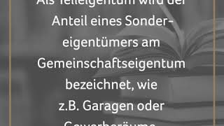 Immobilienmakler in Düsseldorf   Vester Immobilien   Immo Lexikon   Teileigentum