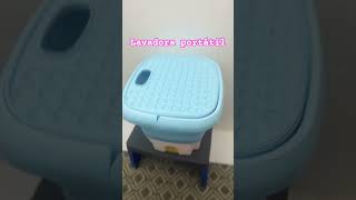 Lavadora portátil #lavadora lavando Ropa interior en mini lavadora #limpieza #tips #trucos #hometips