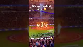 Fifa final day Rema - baby calm down 🇶🇦😍 #fifa22 #qatar #rema #calmdown