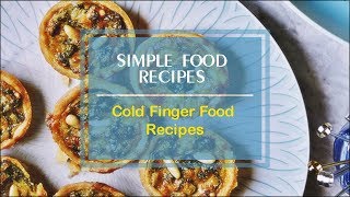 Cold Finger Food Recipes