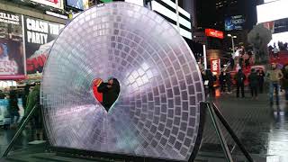 Window To The Heart - Valentine's Day 2018 Times Square