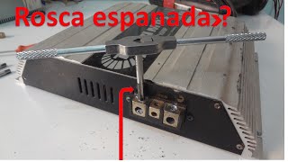 Conector Terminal Borne de Alimentação do Modulo, Com Rosca Espanada como Recuperar..