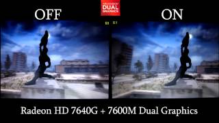 AMD™ Dual Graphics Comparison, Single vs Dual