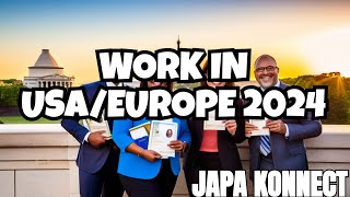 HOW TO GET JOBS WITH VISA SPONSORSHIP EUROPE AND USA 2024