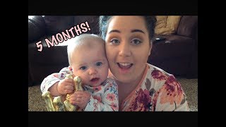 Vianna’s 5 Month Update🎀 So Many Milestones!