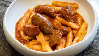 Ricetta dei cavatelli al ragù Napoletano