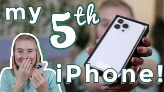 Unboxing the iPhone 13 Pro!: a journey down memory lane of iPhones past✨