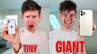 TINY vs GIANT Challenge For 24 HOURS!