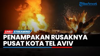 🔴Penampakan Kota Tel Aviv Porak-porandak seusai Dihujani Ratusan Rudal Balistik oleh Iran