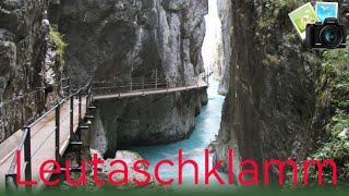 Leutaschklamm. Waterfall. Водопад.