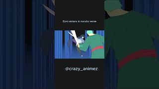 zoro vs sasuke @crazy_animez