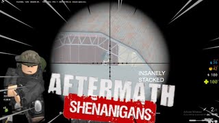 MORE INSANE STACKED PVP | Roblox Aftermath Shenanigans