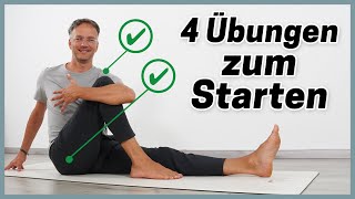 Yoga für ANFÄNGER - Die 4 besten Übungen zum Starten