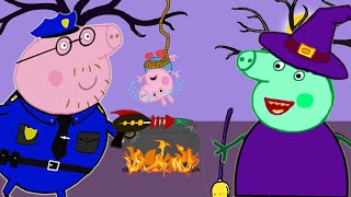 Peppa pig George Crying kidneping Policeman vs Witch new Parody and More