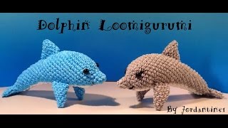 Dolphin Part 2 Loomigurumi Amigurumi Rainbow Loom Band Crochet Hook Only Лумигуруми