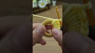 #handmade #flowers #craft #knitting #örgüvideolari #shortvideo #howto #crocheting