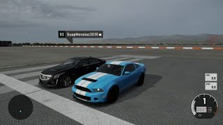 Forza 7 Drag Race: Shelby GT500 (662hp) vs Cadillac Ctsv (640hp)