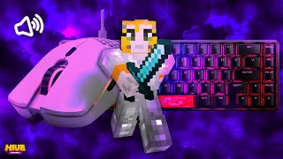 Hive Skywars 1v1 with @smqrtttt - Keyboard And Mouse Sounds