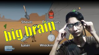 ESCAPING WITH BIG BRAIN IN (henry the stickman)