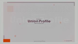 Union Profile | Παρουσίαση έργων