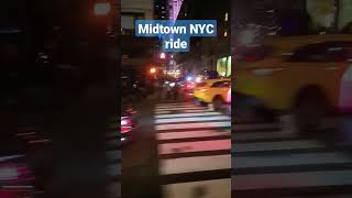 A quick ride through Midtown Manhattan. #nyc #nightlife #city