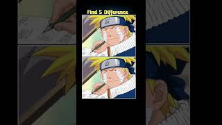 I bet You Can't Find 5 Differences 🤯😱|Uzumaki Naruto Spot The Difference💣 #naruto #DreamTrackAI