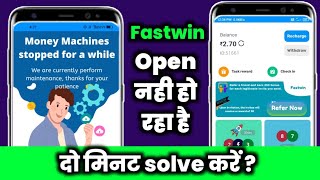 fastwin app open problem