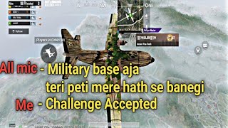 Enemy challenge me on all mic in plane and that happened|| b boxerYT|| bgmi