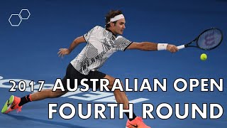 ROGER FEDERER vs KEI NISHIKORI | 2017 Australian Open Round 4 | HIGHLIGHTS