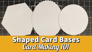 Cardmaking 101 // EASY ways to create SHAPED CARDS + TIPS for making them BETTER