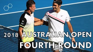 ROGER FEDERER vs MARTON FUCSOVICS | 2018 Australian Open Round 4 | HIGHLIGHTS