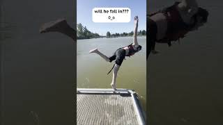 BALANCE CHALLENGE OVER WATER 😱