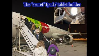 The "secret" Ipad/tablet holder at TAP Air portugal