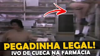 Pegadinha Legal! Ivo Holanda de Cueca na Farmácia