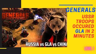 Command & Conquer - The End Of Days - USSR Vs GLA Hard Army 2 minut