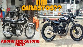 honda tmx 125 scrambler build 🔥 magkano nagastos?