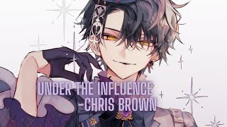 Nightcore -   Under the influence  | Lyrics |