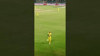 Mitchell Starc in action during ICC World Cup Match at Hyderabad 🏏 Australia vs Pak ✨#mitchellstarc