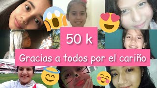 GRACIAS POR LOS 50 K SUBSCRITORES ❤️(video de agradecimento para fans)