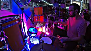 DRUM COVER: Playing Mini Kids Drum Kit (Mic'd) - P.O.D. "Lost in Forever"