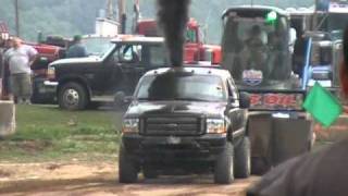 Brit pulling kyles truck SCPA at wyoming 2010