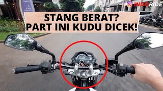 STANG MOTOR BERAT? SUSAH BELOK? INI PENYEBAB UTAMANYA! | GANTI KOMSTIR YAMAHA BYSON