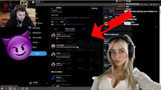 Adin Ross Sends Corinna Kopf a message on Twitter #adinross #corinnakopf #corinna #twitch #shorts